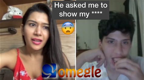 He Asked Me To Show My B 🥵 Indian Girl On Omegle Dhruvi Nanda Youtube