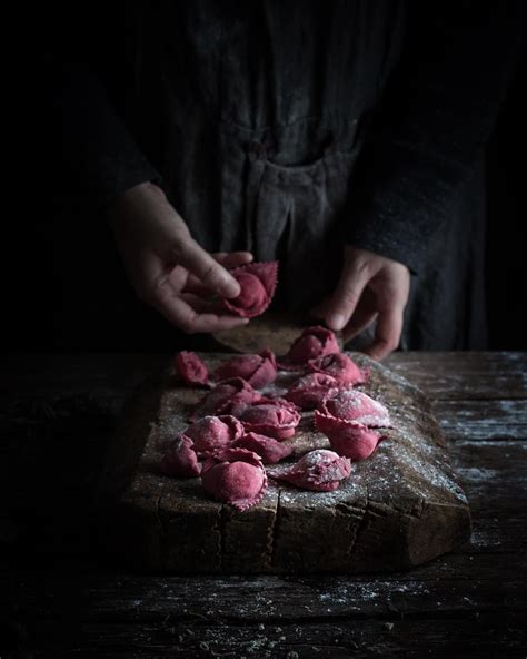 On The Blog Now Beet And Ricotta Tortellini With Blood Moody Food