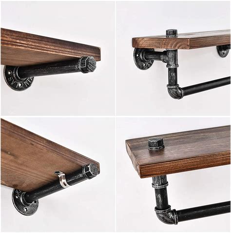 30 diy pipe shelves made with industrial pipe & wood. China Customized Industrial Iron Pipe Shelves Wall Mount ...