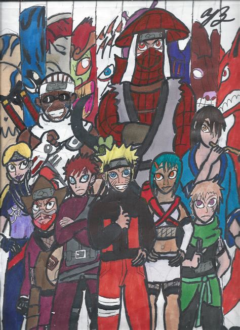 The Nine Jinchuurikis By Thezackburg On Deviantart