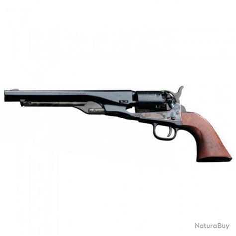 Revolver à Poudre Noire Pietta 1861 Navy Acier Calibre 36 Cas36
