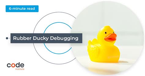rubber duck debugging a guide code institute global