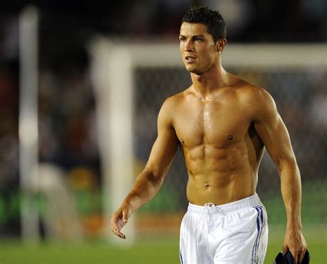 Cristiano Ronaldo Bares His Big Smooth Chest Naked Male Celebrities