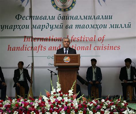 В Душанбе состоялся Международный Фестиваль народных ремесел и