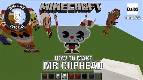Minecraft Pixel Art Tutorial And Showcase Cuphead Youtube Images