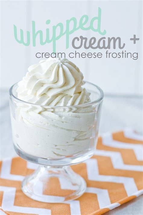 Cream cheese, cream, lemon now, you might be wondering how you can use cream cheese whipped cream. Whipped Cream and Cream Cheese Frosting recipe