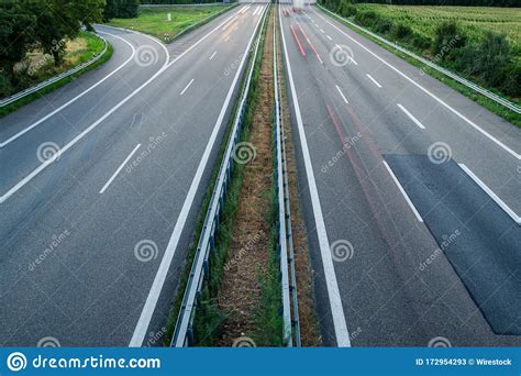 Timelapse Shot Of Cars Driving On The High Way Stock Image Image Of