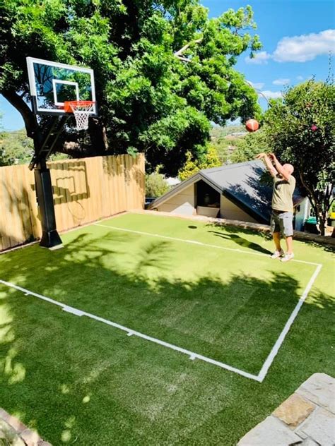 Synthetic Backyard Basketball Courts Synthetic Sports Group