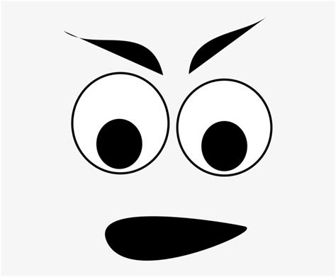 Black Eyed Mad Face Angry Cartoon Eyes Picture Black Cartoon Mad Face