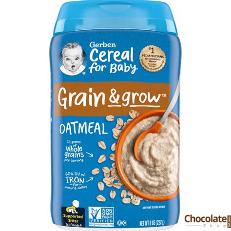 Gerber Grain And Grow Oatmeal Cereal 227g Best Price In Bd