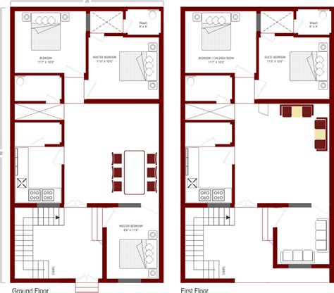 X Marla Free House Plan Floor Plan D Front Elevation Hot Sex Picture