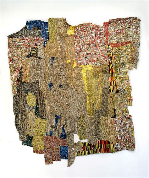 One Of The Amazing Works Of African Artist El Anatsui Textile Artists