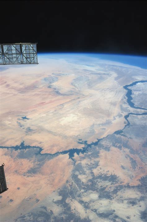 Pinned From Space By Astronaut Karen Nyberg The Nile Taken July 14