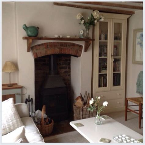 Small Cottage Living Room Cosy Fireplace Inglenook Fireplace Small