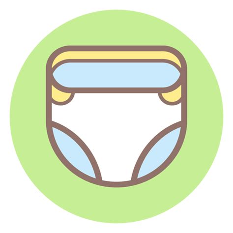 Baby Diaper Circle Icon Transparent Png And Svg Vector File