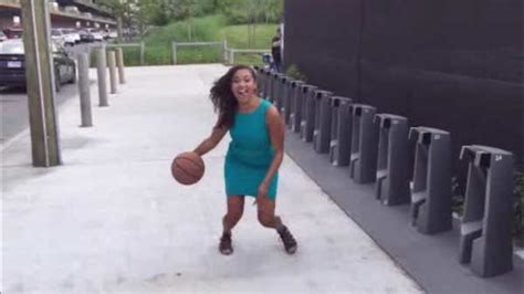 Eyewitness News Reporter Aj Ross Shows Off Basketball Skills Abc7