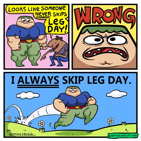 Skip Leg Day Bigfoot Justice
