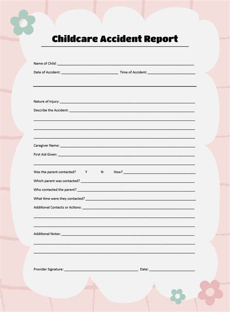 10 Best Home Day Care Forms Printable Daycare Forms Home Day Care