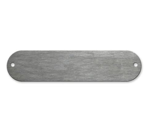 Round End Rectangle Blank Stainless Steel Tags Stainless