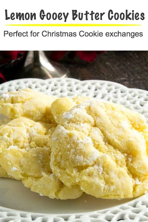 Finally, christmas is around the corner and its time for cookies & cakes. Lemon Gooey Butter Cookies - West Via Midwest