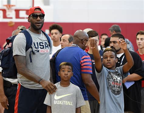 Watch Year Old LeBron James Jr Throw Down His First Dunk Ever BroBible