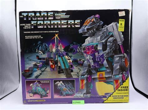 Trypticon 100 Complete W Box 1986 Vintage Hasbro G1 Transformers