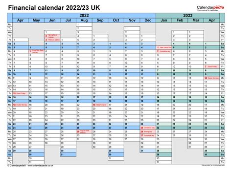 Financial Calendar April 2021 To March 2022 Yearmon