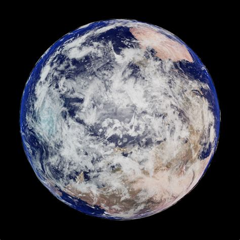 3d Model Earth With Nasa Textures Vr Ar Low Poly Cgtrader