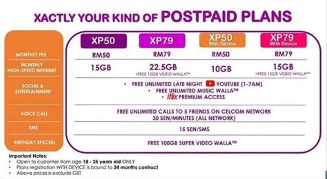 Find out about free calls, sms, contract, internet data, device price and monthly fee for different plans. Celcom Hadir Dengan Penawaran Pelan Pascabayar Dibawah ...