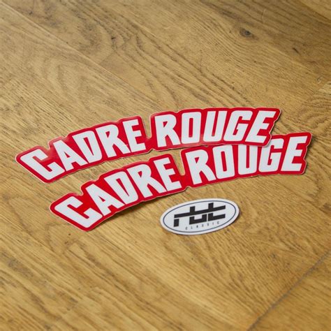 Stickers Cadre Rouge 88 89