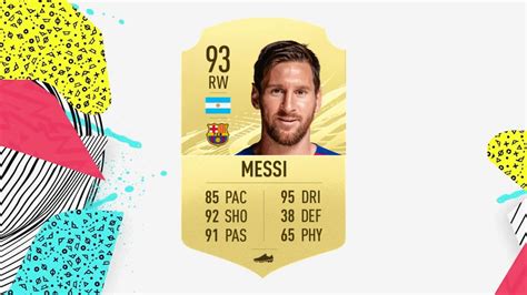 Fifa 21 Barcelona Ratings Who Does Lionel Messi Have To Earlygame