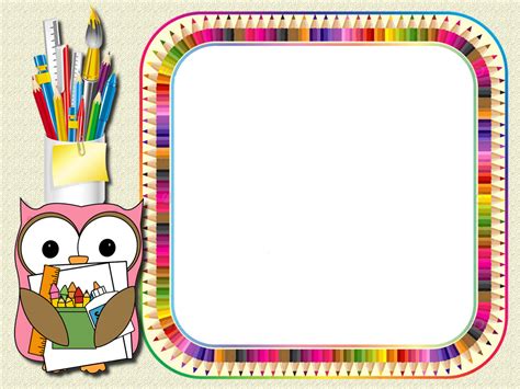 School Png Frame Molduras Para Criancas Bordas Coloridas Projeto De Images