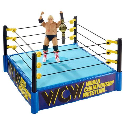 Wwe Wrestling Wwe Hall Of Fame Retro Wcw Ring Exclusive Playset