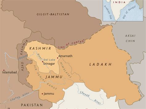Kashmir Map Maps Signage And Graphic Design