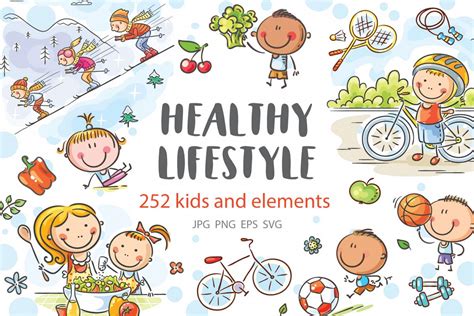 Pngtree provides you with 118 free transparent healthy lifestyle png, vector, clipart images and psd files. Healthy lifestyle (119789) | Illustrations | Design Bundles