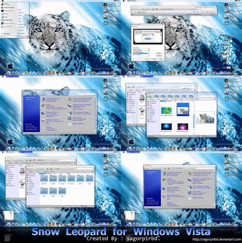 Snow Leopard For Windows Vista By Sagorpirbd On Deviantart