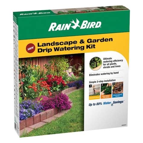 Rain Bird Landscape And Garden Drip Watering Kit Lnddripkit The Home