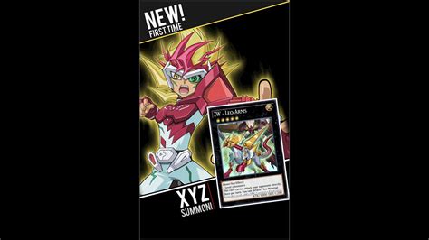 Yugioh Duel Links First Time ZEXAL Summon ZW Leo Arms YouTube