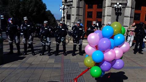 Thousands Of Anti Riot Policemen Protect Gay Pride March In Serbian