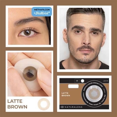 Jual Naturalens Latte Brown Monthly Softlens Biomoist 0 Sd 10