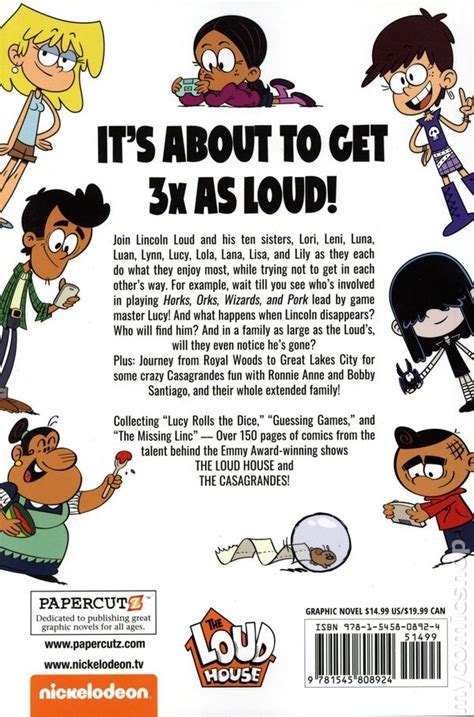Loud House Tpb 2019 Papercutz Nickelodeon 3 In 1 Edition Comic Books