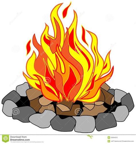 Campfire Black And White Fire Pit Clipart Cliparts Others Art Clip