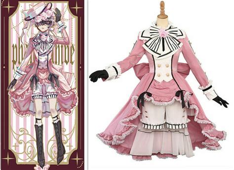 New！black Butler Anime Cos Clothes Ciel Phantomhive Cosplay Costume
