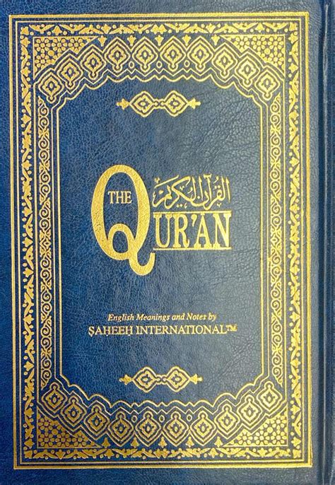 Saheeh International Quran Arabic Text English Meanings And Notes