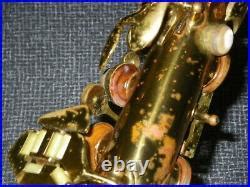 Vintage C Conn M Naked Lady Alto Saxophone St Gen With Rolled