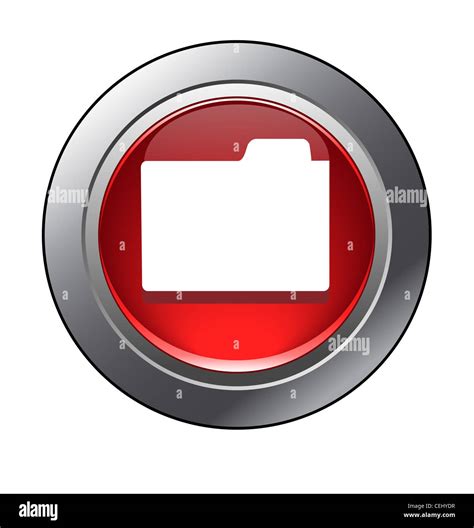 Folder Document Button Icon Apps Stock Photo Alamy