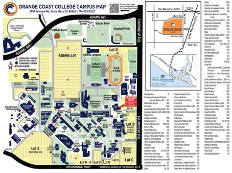 Orange Coast College Campus Map Verjaardag Vrouw 2020