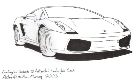 Super Car How To Draw A Lamborghini Gallardo Step By Step Easy