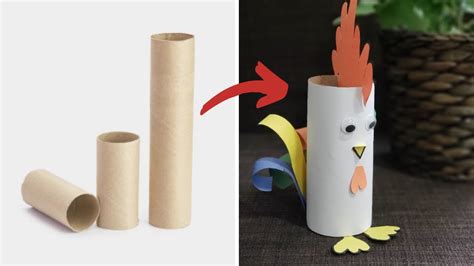 5 Easy DIY Toilet Paper Roll Crafts YouTube