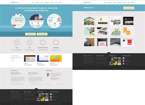 Nice Portfolio Web Design Clean And Simple Portfolio Web Design